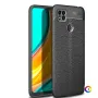 Xiaomi Redmi 9C Удароустойчив Litchi Skin Калъф и Протектор, снимка 1