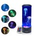Нощна лампа настолна LED с медузи, снимка 1 - Лед осветление - 42778652