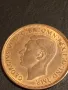 Стара монета 1 пени 1938г. Великобритания Император Джордж шести 49148, снимка 4