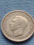 Сребърна монета 0.500 проба 6 пенса 1945г. Великобритания крал Джордж шести 40396, снимка 8