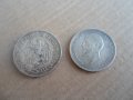 2 сребърни монети,5 РАЙХСМАРКИ/1936,2 ЛЕИ/1910, снимка 1