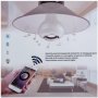 Цветна LED лампа с вградена колонка Bluetooth & Music 12W - E27, снимка 3