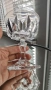 *Cristal d'Arques*Франция сервиз от 6 бр.тежки кристални чаши с диамантена шарка, снимка 8