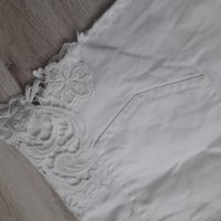 Бели къси гащи H&M, снимка 2 - Къси панталони и бермуди - 29253633