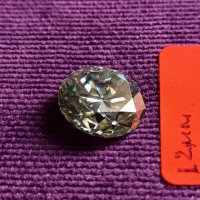 Спешно Топ Фенси Д Морско син Диамант Мойсанит Огромен 12мм. Moissanite Diamond , снимка 5 - Други - 37144513