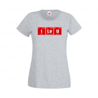 Дамска тениска Свети Валентин I Lv U, снимка 3 - Тениски - 35647057