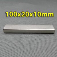 100x20x10mm МАГНИТ-65кг. неодимов N52, Neodymium magnet NdFeB magnit, снимка 2 - Други стоки за дома - 30044524
