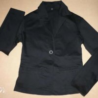 Дамско сако в черно, снимка 1 - Сака - 31546430
