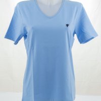 Дамска блуза от памук в светлосиньо Denim Culture - L, снимка 1 - Блузи с дълъг ръкав и пуловери - 42822570