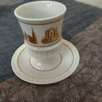 Комплект чашка с чинийка, снимка 5 - Чаши - 44596658