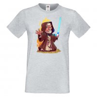 Мъжка тениска Star Wars Obi Wan Star Wars Игра,Изненада,Подарък,Геймър, , снимка 11 - Тениски - 36809580