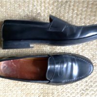 тъмносини мокасини/loafers от естествена кожа №39.5, снимка 4 - Дамски ежедневни обувки - 31057978