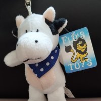 Flo's Toys Нова играчка /ключодържател кравичка , снимка 1 - Плюшени играчки - 44419989