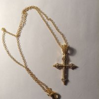 Колие с кръст , снимка 4 - Колиета, медальони, синджири - 39376469