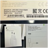 зарядно iphone 20w USB C 3.0 , снимка 7 - Слушалки, hands-free - 40028284