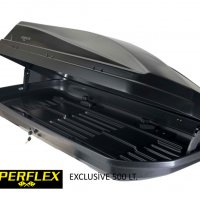 3000050500 Автобокс Journey Perflex Exclusive 420л/500л черен с ключалка, снимка 2 - Аксесоари и консумативи - 30760108