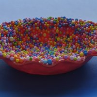 Декорирана чиния Candy, снимка 2 - Декорация за дома - 42144375