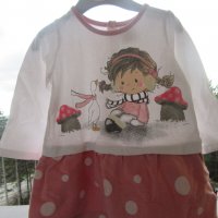 Бебешка рокля BABY ROSE - 74 размер, снимка 1 - Детски рокли и поли - 31440403