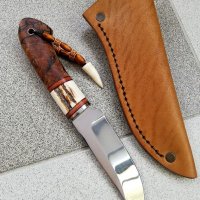 Ръчно изработен ловен нож от марка KD handmade knives ловни ножове, снимка 9 - Ножове - 34478488