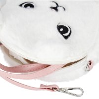 Плюшена чанта за рамо STK CAT2, бяла Код: 483899, снимка 3 - Други - 40713236
