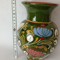 Декоративна керамична ваза,жардениера.Ръчна изработка., снимка 2 - Декорация за дома - 44797464