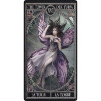 Карти Таро Fournier Anne Stokes Gothic Tarot  нови, снимка 3 - Карти за игра - 29335712