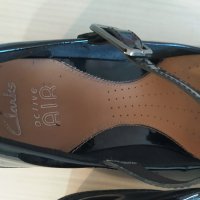 CLARKS черни, лачени – на платформа, № 40, снимка 9 - Дамски ежедневни обувки - 38148797