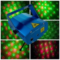 Лазер със светлинни ефекти в такт с музиката - проектор за диско танцуващи светлини, снимка 3 - Други - 31187036