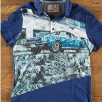 Desigual Desigual MUSTANG Polo - страхотна мъжка тениска КАТО НОВА, снимка 6 - Тениски - 29545942