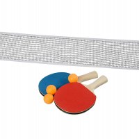 НОВИ! Комплект за тенис на маса от 6 части, сгъваема мрежа, хилки, топчета, снимка 1 - Други спортове - 37467226