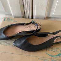Обувки кожени черни, 38 номер, снимка 3 - Дамски ежедневни обувки - 42836790