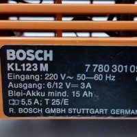 Зарядно за акумулатор BOSCH KL123M, снимка 5 - Аксесоари и консумативи - 30178449