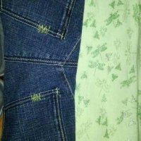 Красив комплект от дънкови къси панталони и потник👖👕M/L👖👕, снимка 13 - Комплекти - 30017121