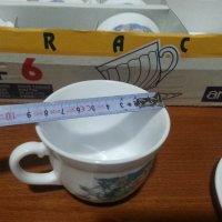Френски аркопал чаши за чай , снимка 6 - Антикварни и старинни предмети - 44231618