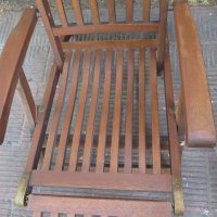 Teak Steamer Chair, стол,тиково дърво , сгъваем, шезлонг , снимка 12 - Градински мебели, декорация  - 42293324