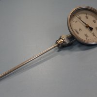 биметален термометър JUMO ф100mm, 0-300°C, снимка 8 - Резервни части за машини - 34452509