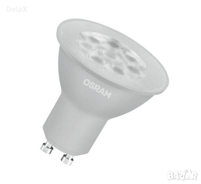 Лампа LED OSRAM, клас A+, луничка, JDR, цокъл Gu10, 220VAC, 4,5W, 6500K, снимка 1