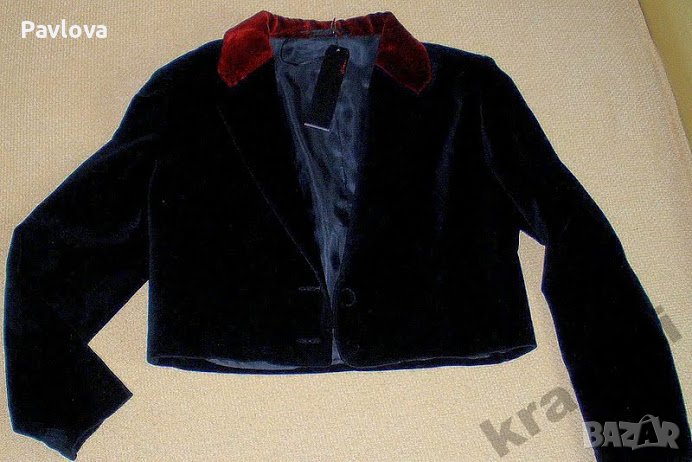 сако   кадифе  номер SНяма следи от употреба, снимка 1