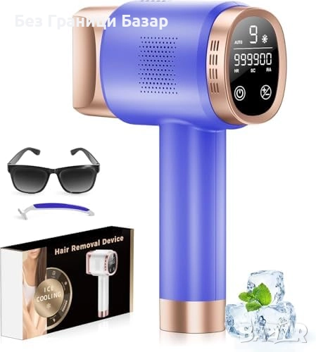 Нов IPL устройство за премахване на косми 999,900 импулса лице и тяло, снимка 1