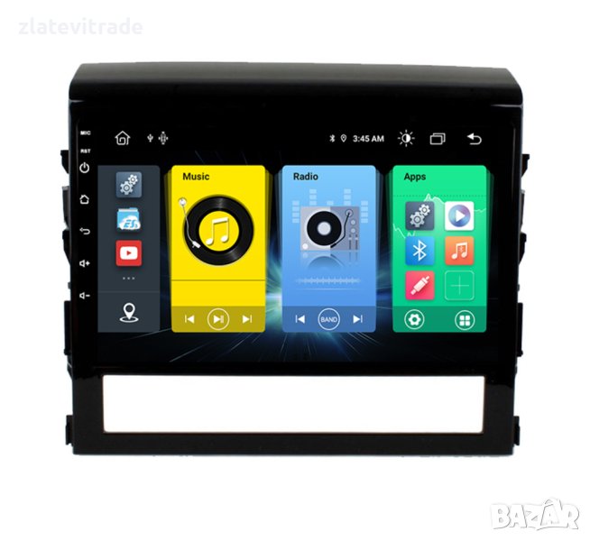 TOYOTA LAND CRUISER 2016/2018 9" Андроид навигация, 9545, снимка 1