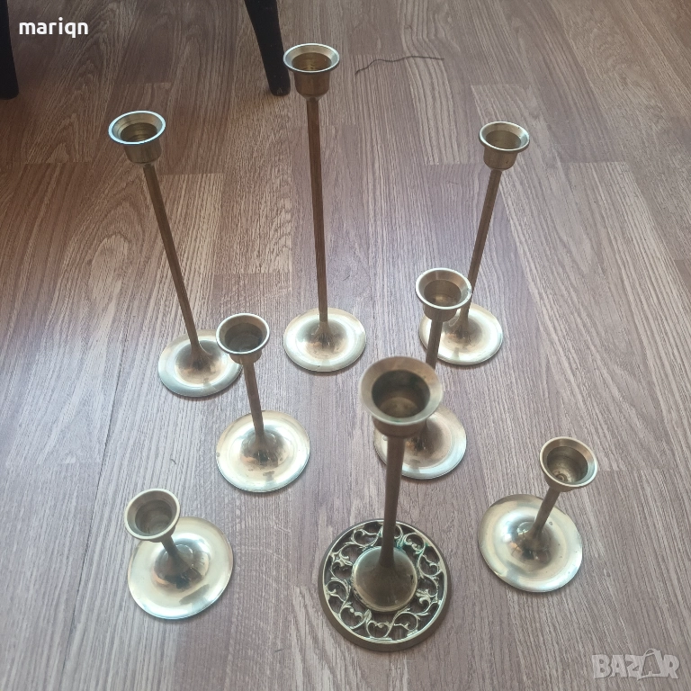 Месингови свещници , снимка 1