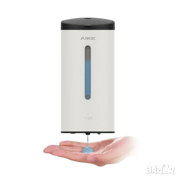 Автоматичен диспенсър AIKE 800мл за гел дезинфектант и течен сапун, снимка 1