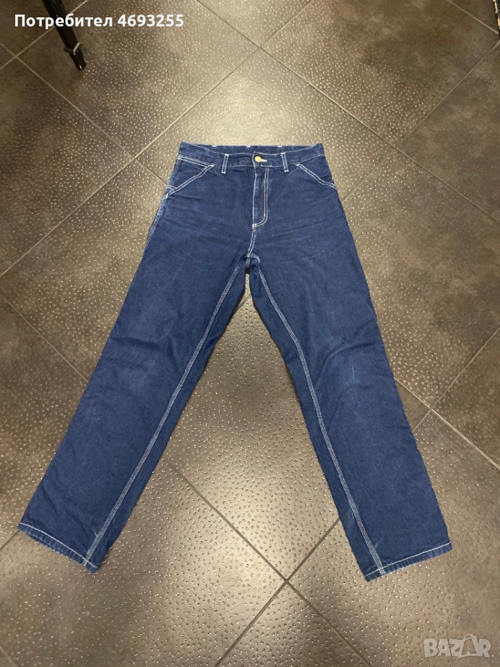 тъмно сини Carthart дънки, снимка 1