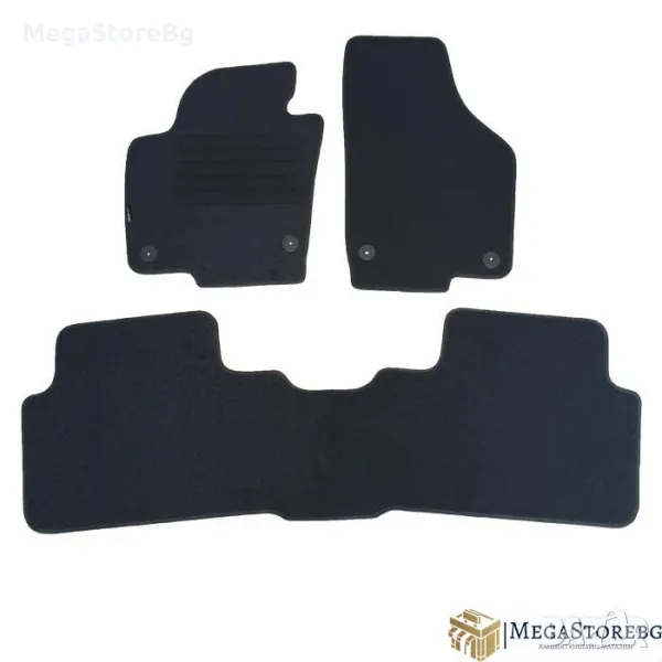 Мокетни стелки за VW SHARAN 5 места 2010- 3 части, снимка 1