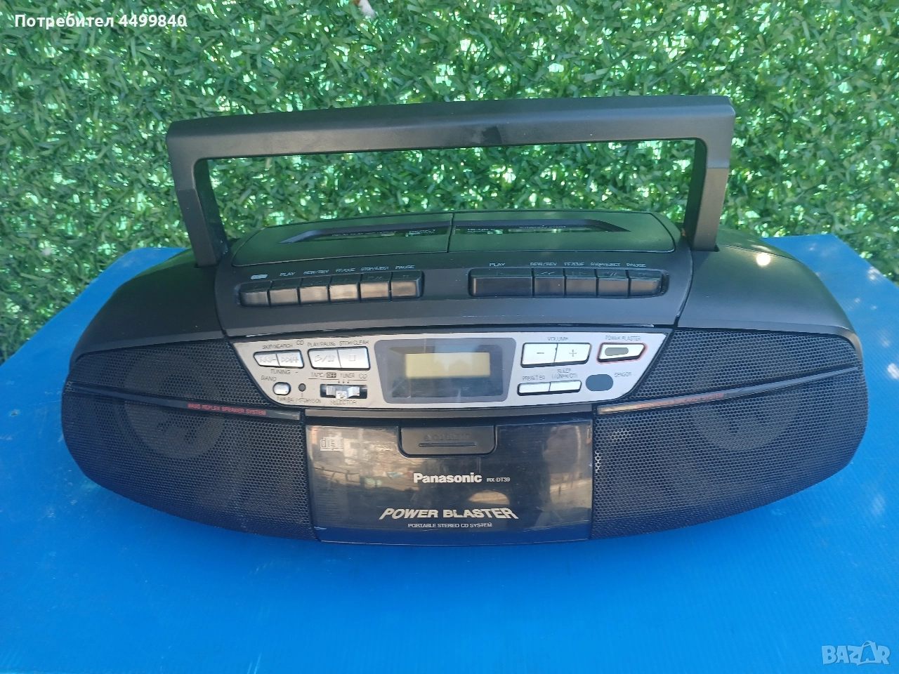 ПРОДАВАМ КАСЕТОФОН ( PANASONIC RX-DT39) , снимка 1