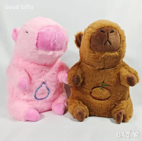 Интерактивна плюшена дишаща играчка Капибара, плюшена Капибара с музика, снимка 1