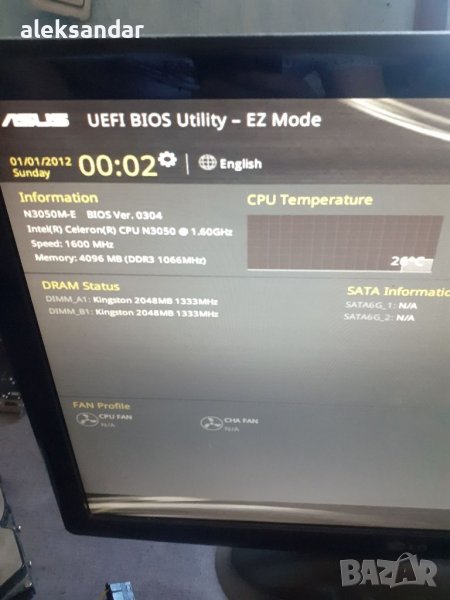 Дъно  asus със проц. Intel. И рам.DDR3., снимка 1