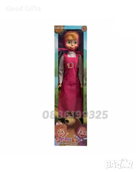 Голяма кукла Маша, 75см Кукла Маша и Мечока, снимка 1