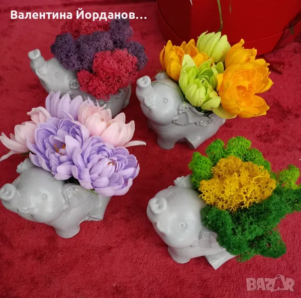 декорации с различни видове цветя , снимка 1