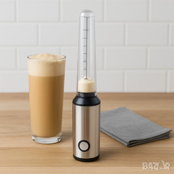 Фрапе миксер ръчен Muhler, 25W, Метално тяло, снимка 1